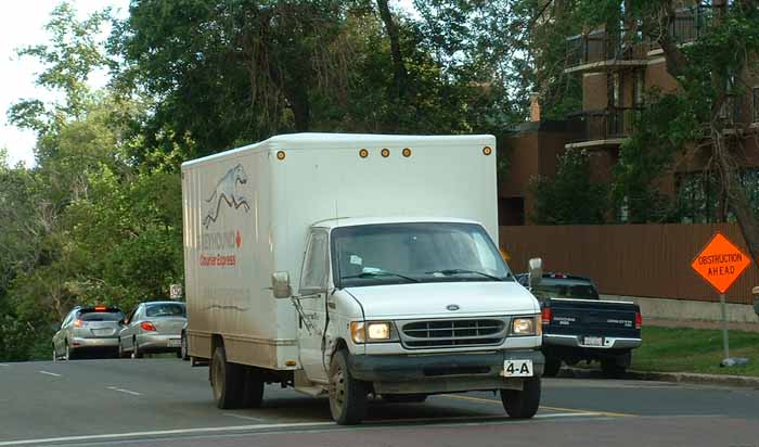 Greyhound Canada Courier Express Ford van 4a